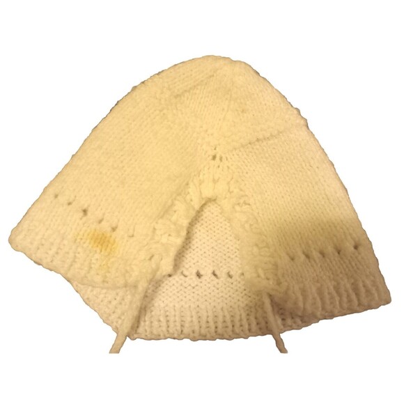 Vintage Childs Acrylic White Snowsuit W/ Hats Gloves Sweater Pants For Toddler - Picture 9 of 16